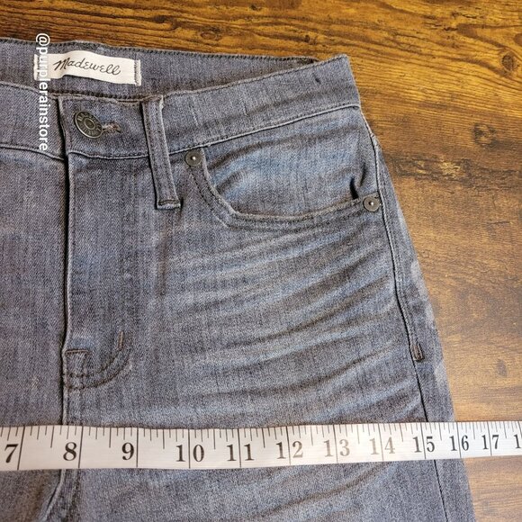 Madewell Jeans Size 26 High Riser 9" Skinny Skinny Shaw Wash Stretch Denim - Picture 7 of 10